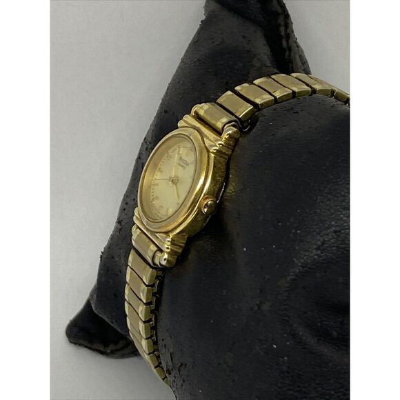 Bulova Women's Gold Stainless Steel Analog Dial Quartz Genuine Wrist Watch RQ508 - Picture 4 of 12